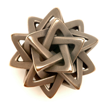 Vladimir Bulatov five tetrahedra