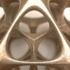Vladimir Bulatov Sculpture Icosahedron IV 