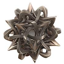 Vladimir Bulatov Sculpture Rhombic Triacontahedron III Big