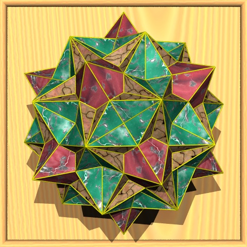 Using Stellation of Polyhedra for Organic Geometrical Sculpture