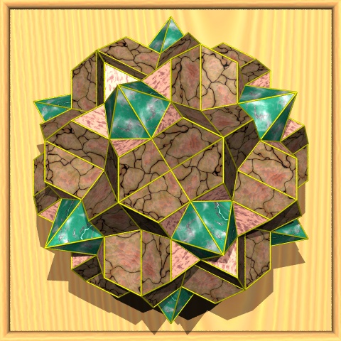 Using Stellation of Polyhedra for Organic Geometrical Sculpture