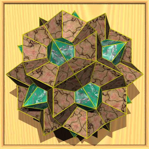 Using Stellation of Polyhedra for Organic Geometrical Sculpture