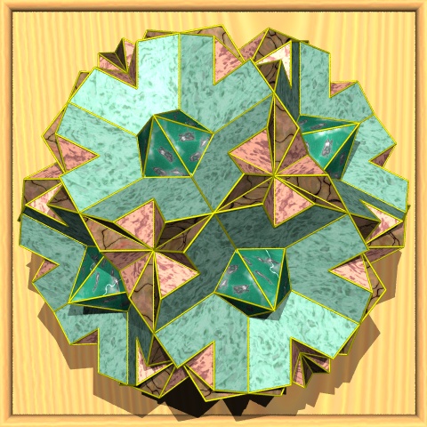 Using Stellation of Polyhedra for Organic Geometrical Sculpture