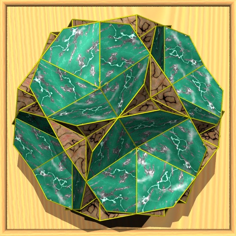 Using Stellation of Polyhedra for Organic Geometrical Sculpture