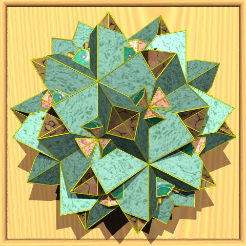 Using Stellation of Polyhedra for Organic Geometrical Sculpture