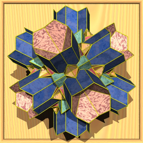Using Stellation of Polyhedra for Organic Geometrical Sculpture