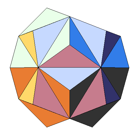 Using Stellation of Polyhedra for Organic Geometrical Sculpture